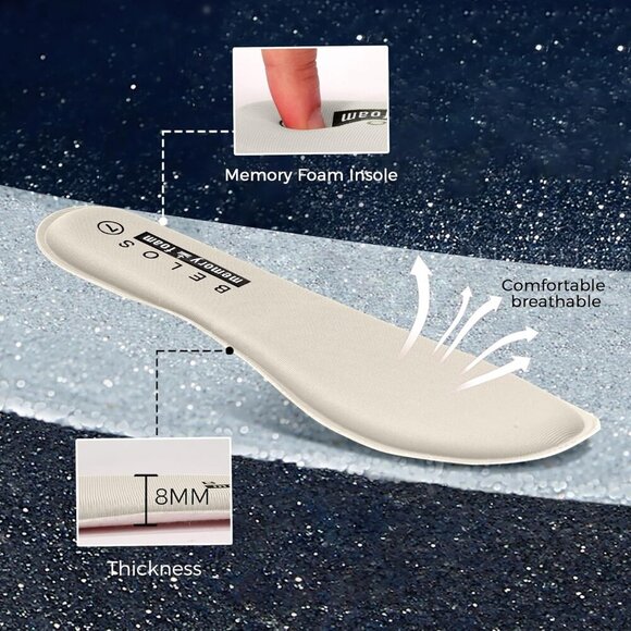 Women's Tan Rhinestone Mesh Slip On Walking Breathable Glitter Sneaker Shoes - Picture 9 of 9